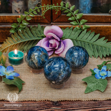Kyanite Sphere for Powerful Chakra Alignment