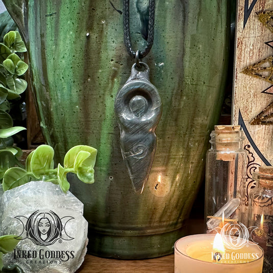 Labradorite Goddess Necklace - Handmade by Morgan