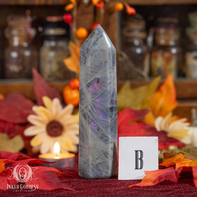 Load image into Gallery viewer, Labradorite Tower for Intuition
