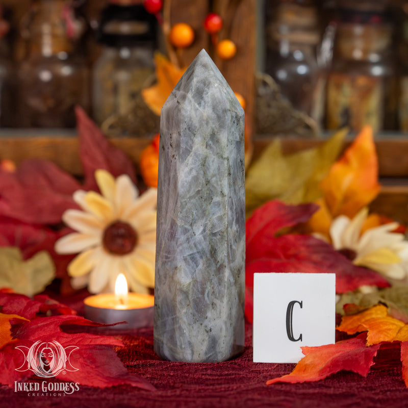 Load image into Gallery viewer, Labradorite Tower for Intuition
