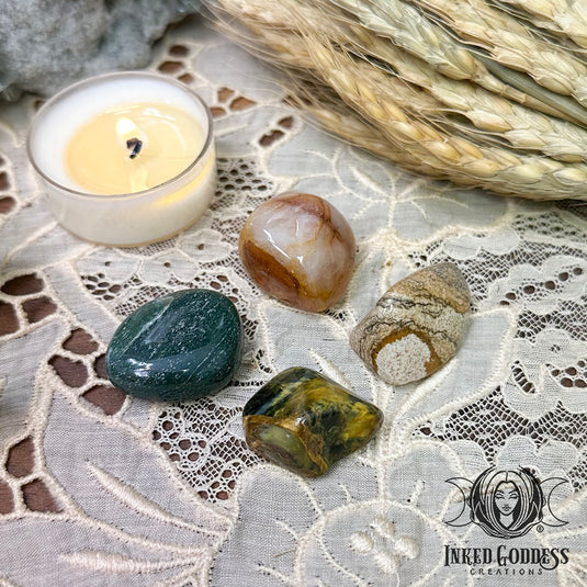 Lammas Gemstone Set for High Vibration Summer Energy