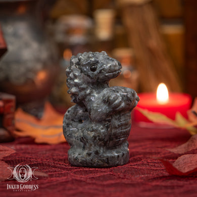 Larvikite Baby Dragon for Protecting Your Energy