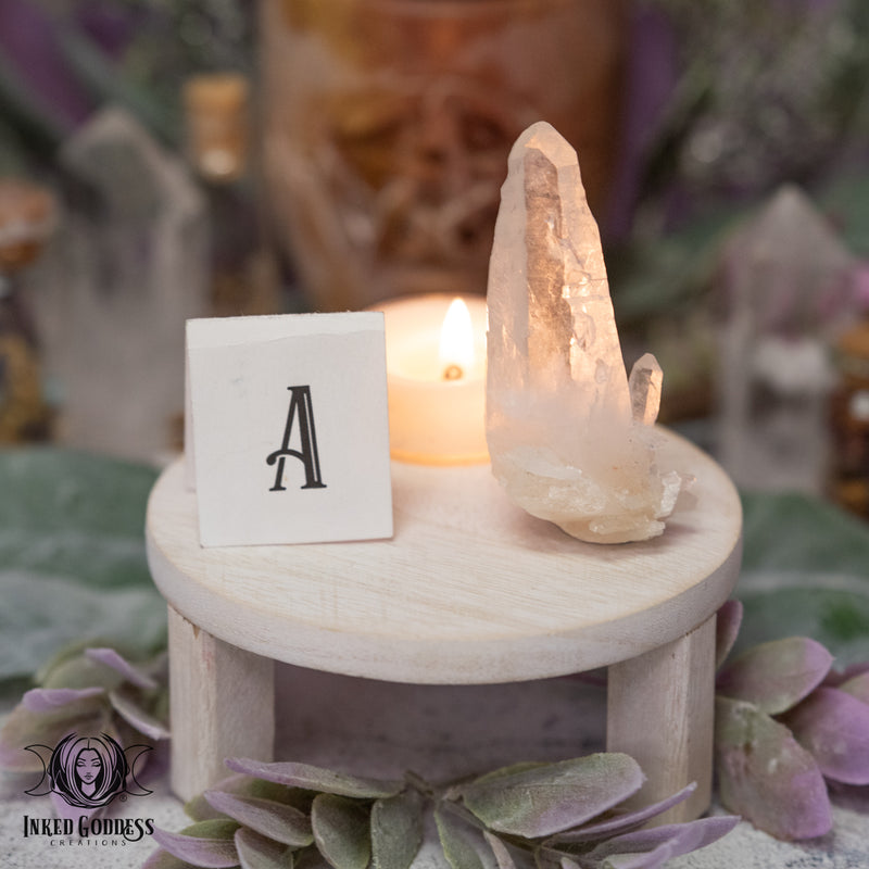 Load image into Gallery viewer, Lemurian Quartz Point "Stabby Stabs" for Cutting Through Negativity
