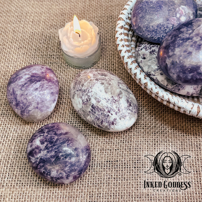 Lepidolite Gallet for Neptune Retrograde from Inked Goddess Creations