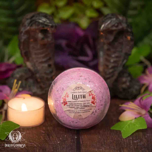 Lilith Bath Bomb for Dark Divine Femininity