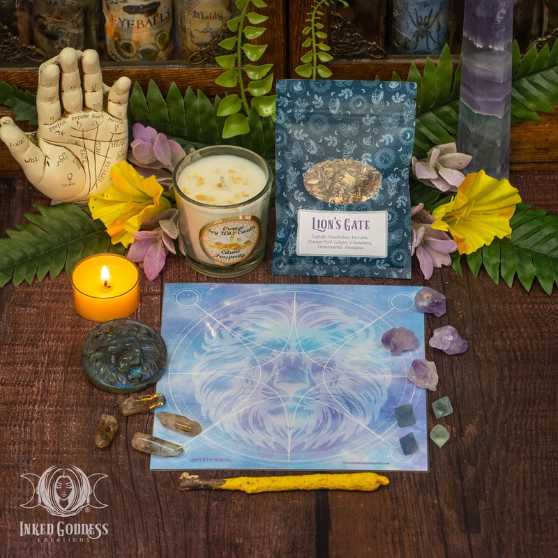 Load image into Gallery viewer, Lion&#39;s Gate Kit for 8/8 Portal Manifestation Alignment
