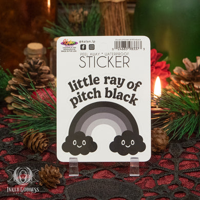 Little Ray of Pitch Black Sticker for Gothic Vibes