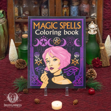 Magic Spells Coloring Book for Mystical Creativity