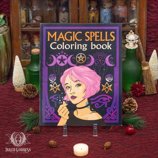 Magic Spells Coloring Book for Mystical Creativity
