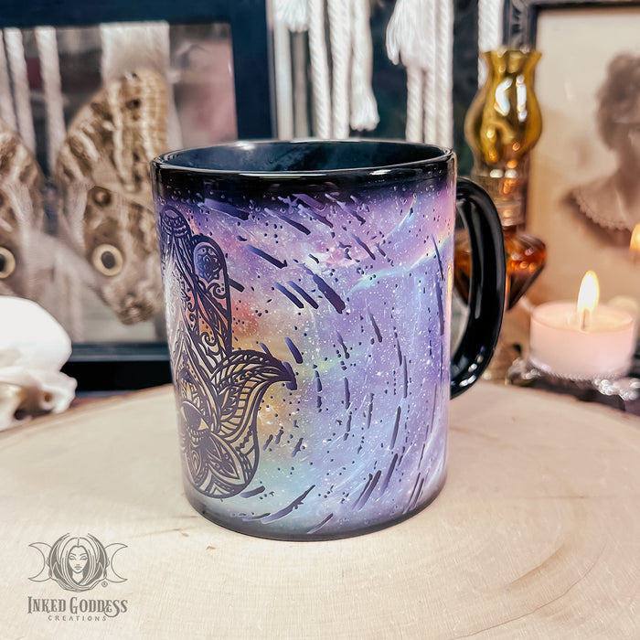 Magickal Color-Changing Ceramic Mug- Hamsa