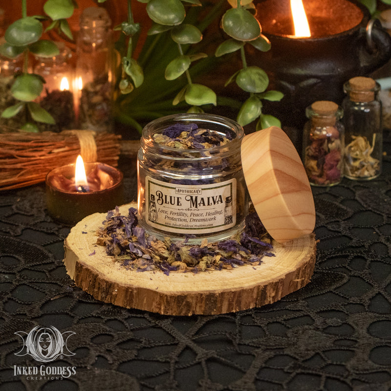 Load image into Gallery viewer, Magickal Herbs in Jar for Herbal Spell Casting
