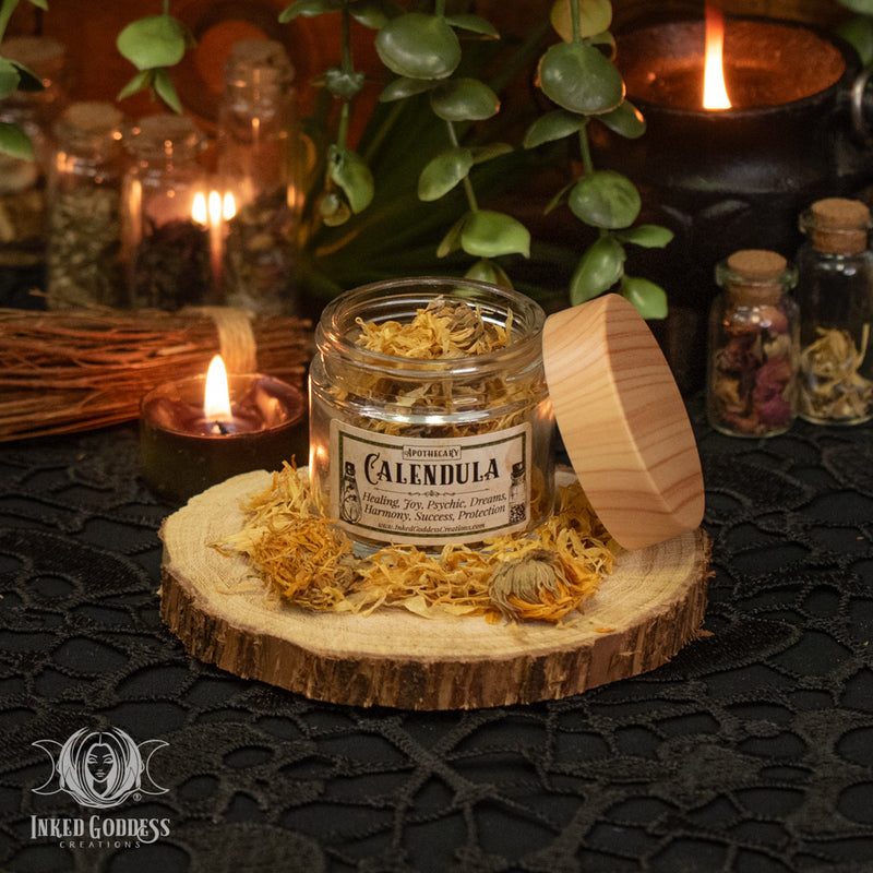 Load image into Gallery viewer, Magickal Herbs in Jar for Herbal Spell Casting
