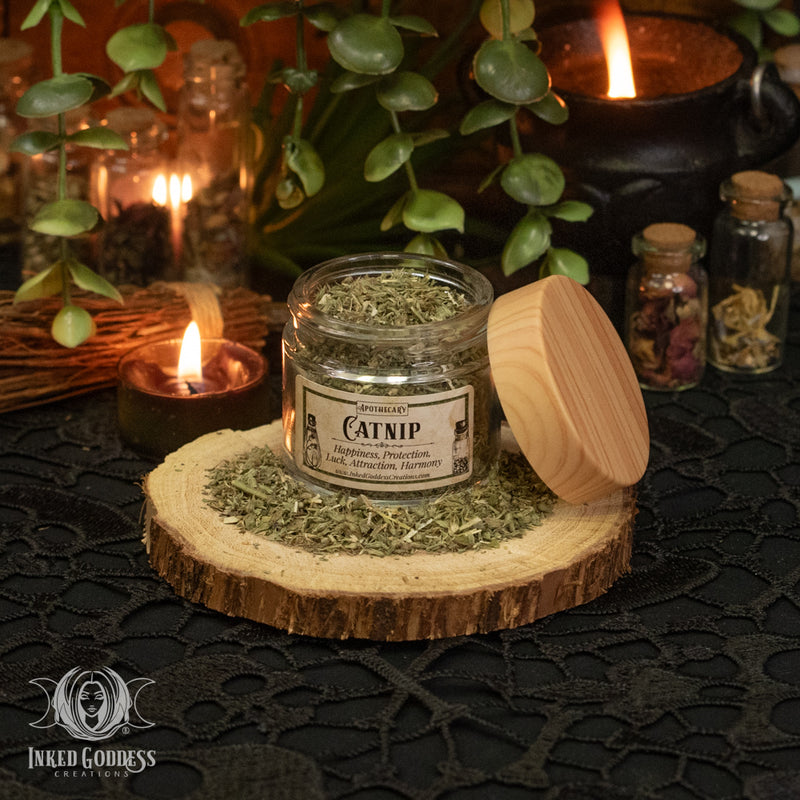 Load image into Gallery viewer, Magickal Herbs in Jar for Herbal Spell Casting
