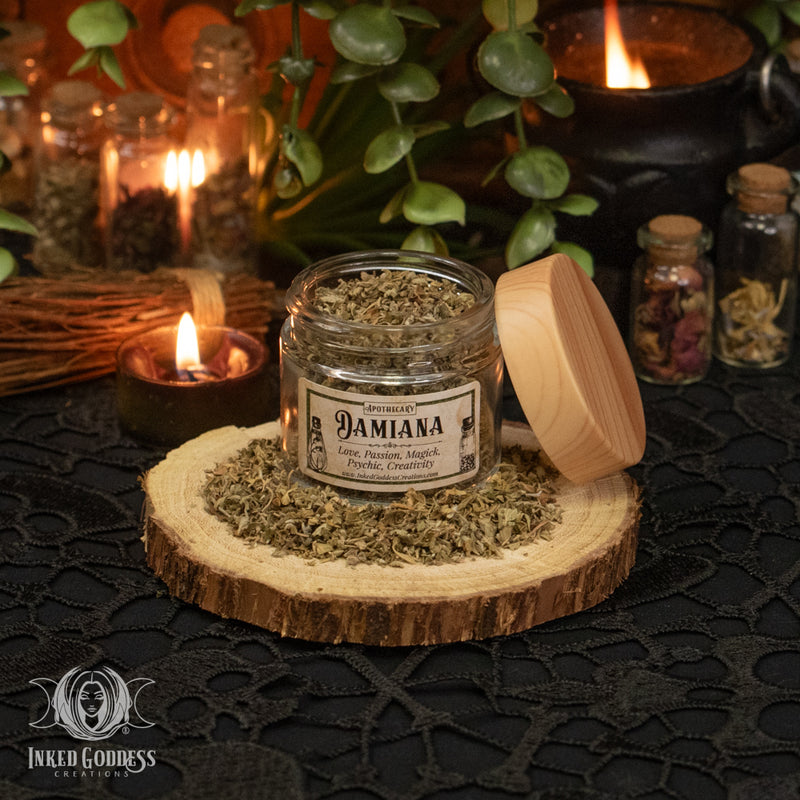 Load image into Gallery viewer, Magickal Herbs in Jar for Herbal Spell Casting
