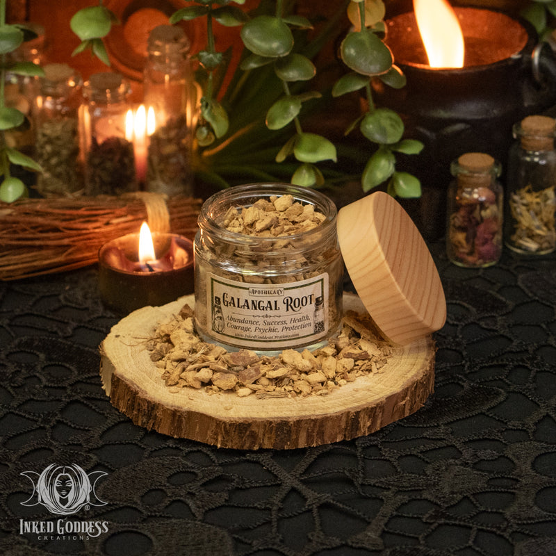 Load image into Gallery viewer, Magickal Herbs in Jar for Herbal Spell Casting
