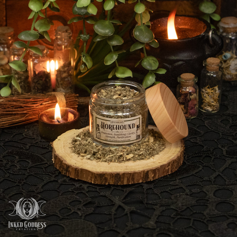 Load image into Gallery viewer, Magickal Herbs in Jar for Herbal Spell Casting
