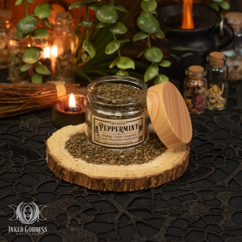 Load image into Gallery viewer, Magickal Herbs in Jar for Herbal Spell Casting
