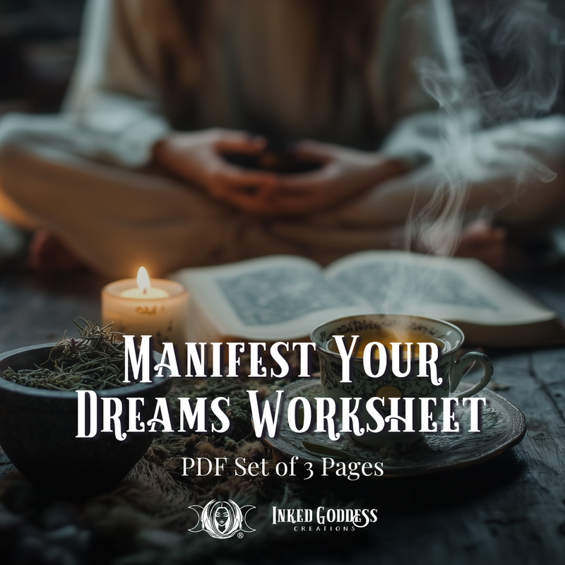 Load image into Gallery viewer, Manifest Your Dreams Worksheet Set of 3 Pages - PDF Download
