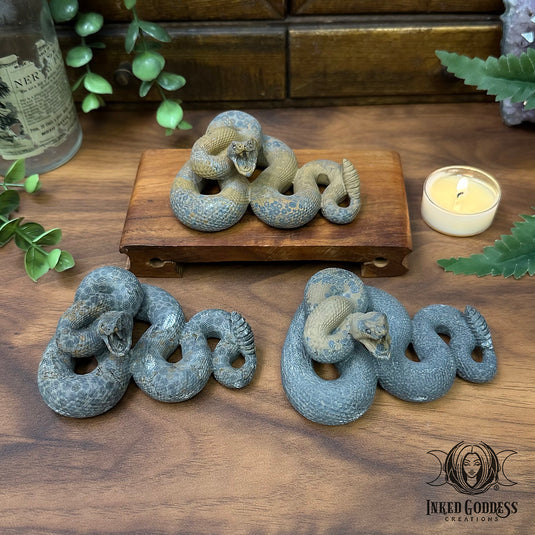 Matte Leopardskin Jasper Striking Snake for Powerful AF Protection