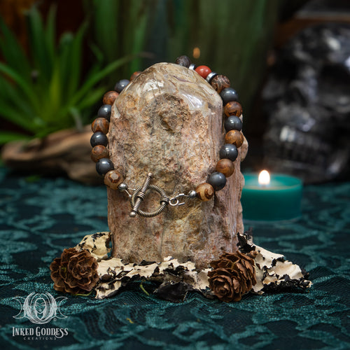 Custom Gemstone Bracelet Made by Colin