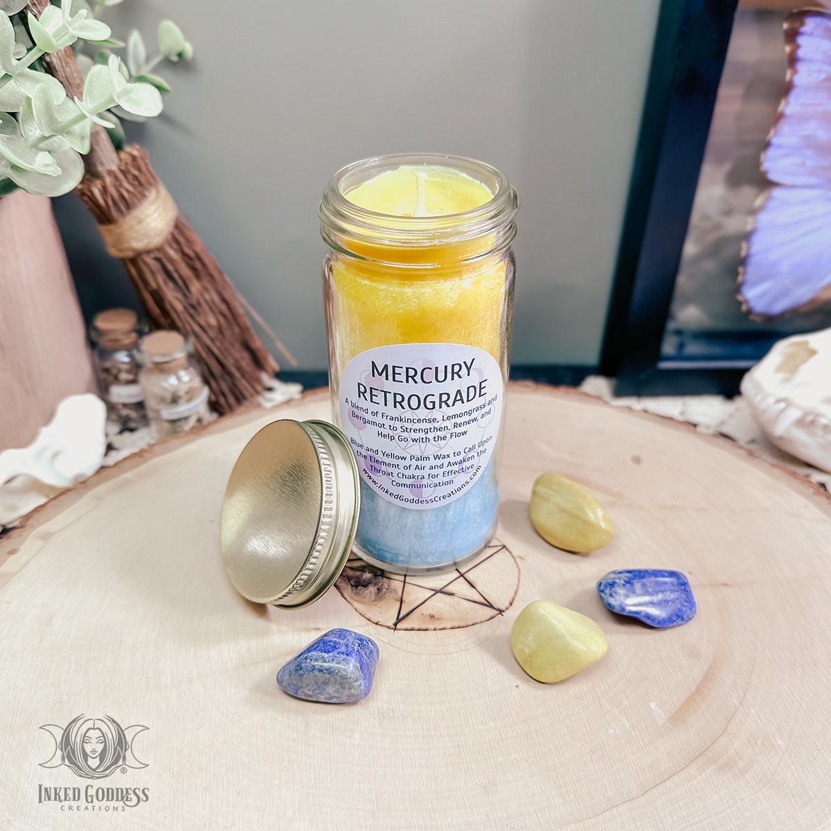 Mercury Retrograde Mini Jar Candle