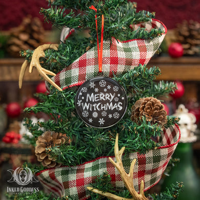 Merry Witchmas Ornament for Seasonal Protection