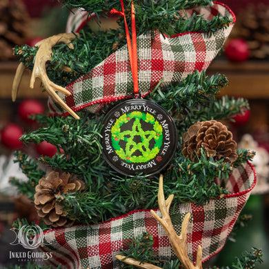 Merry Yule Ornament for Festive Magick