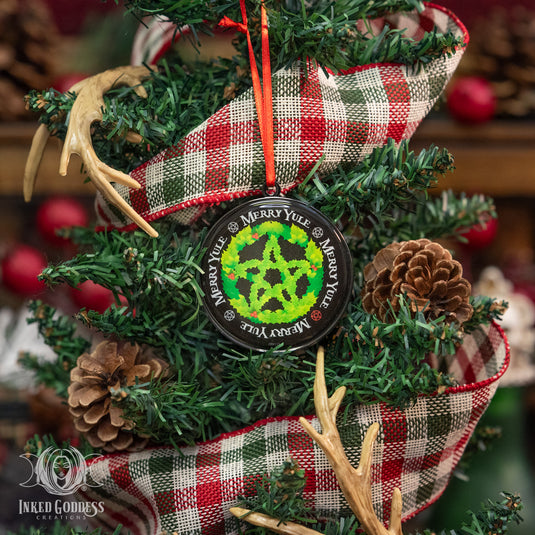 Merry Yule Ornament for Festive Magick