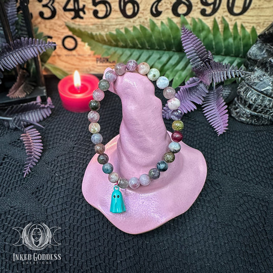 Mixed Tourmaline Ghost Bracelet- Wee Witches