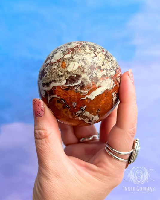 Money Agate Sphere