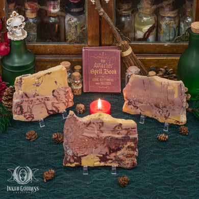 Mookaite Jasper Altar Tile for Peaceful Magick