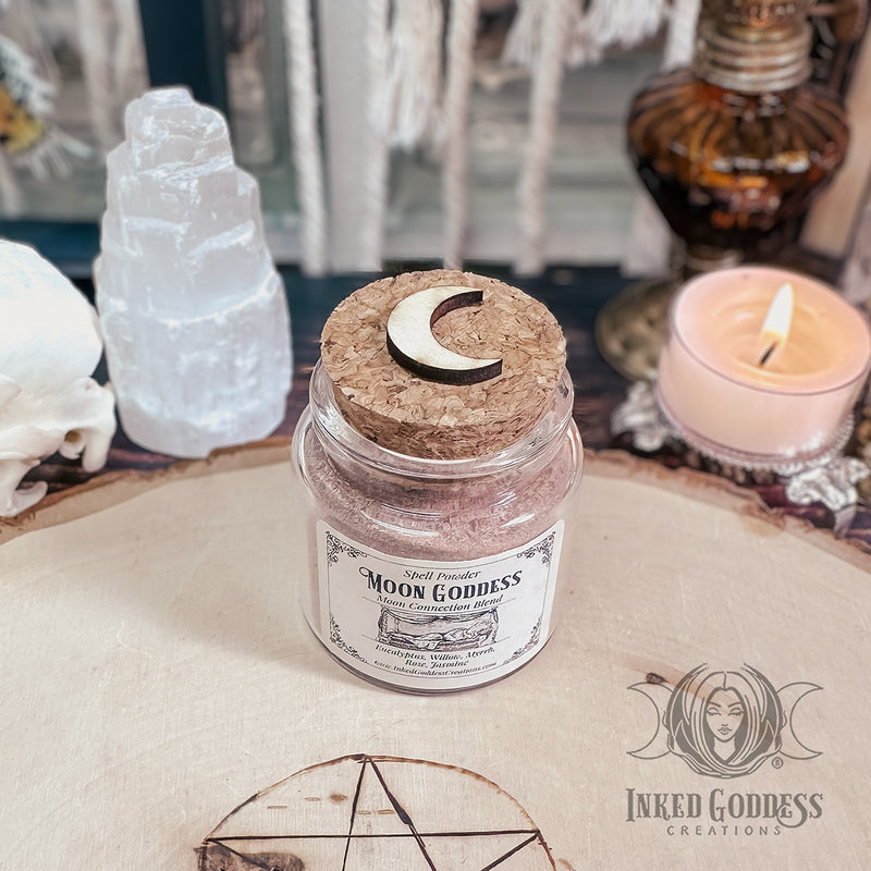 Load image into Gallery viewer, Moon Goddess Spell Powder for Moon Connection

