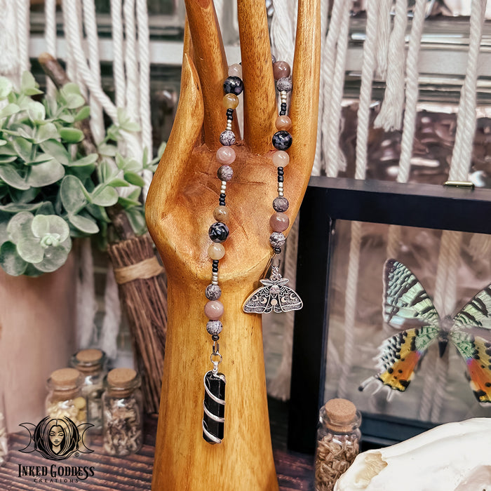 Moonlit Transformation Pendulum Bracelet- Handmade by Morgan, One-of-a-Kind