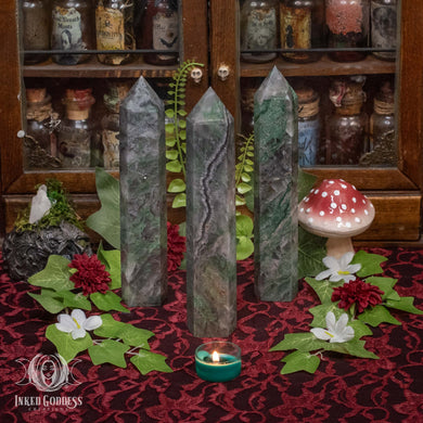 Moss Agate Tower for Generating Abundance Energy