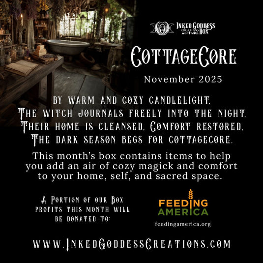 CottageCore- November 2025 Inked Goddess Creations Box Theme