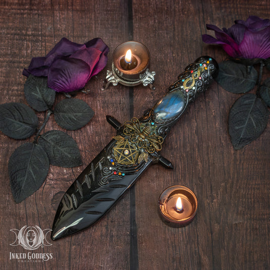 Obsidian Athame for Cutting Ties