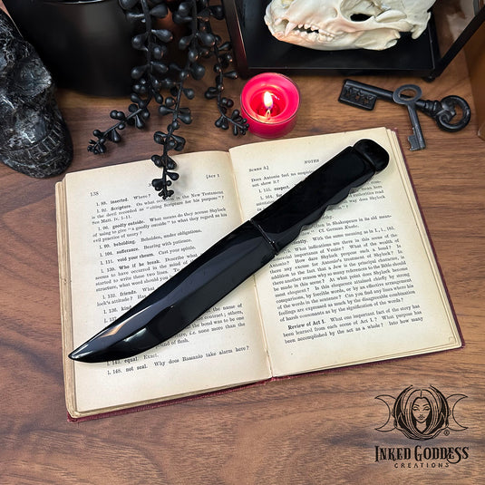 Obsidian Athame for Cutting Through the BS