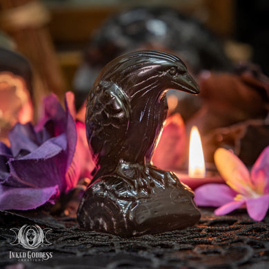 Obsidian Raven for Spirit Communication
