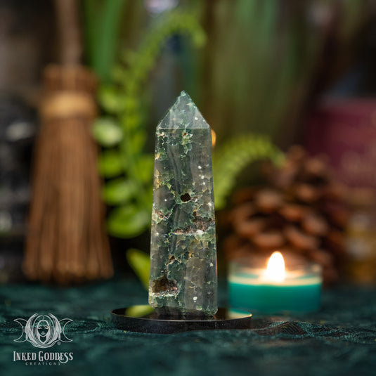 Ocean Jasper Tower for Balanced Positivity