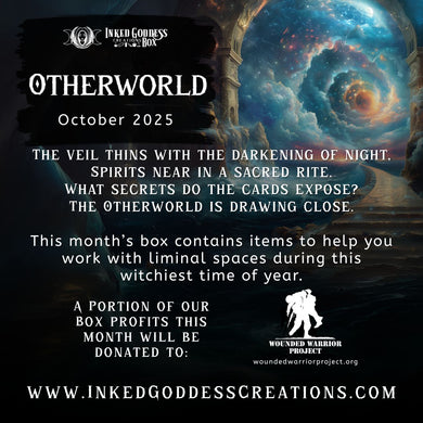 SOLD OUT-Otherworld- October 2025 Inked Goddess Creations Box- One Time Purchase Box