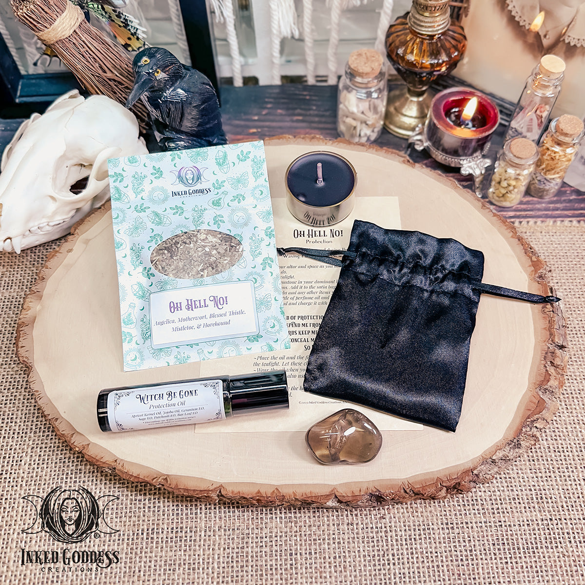 Oh Hell No! Spell Kit- Protection & Banishing
