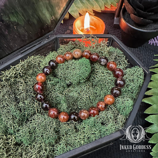 Orange Garnet Bracelet for Sexy Confidence