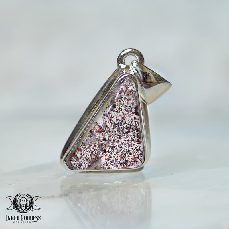 Load image into Gallery viewer, Orire Quartz Sterling Silver Necklace for Opening Psychic Channels
