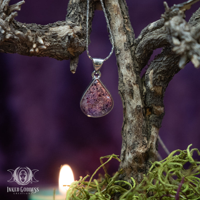 Load image into Gallery viewer, Orire Quartz Sterling Silver Necklace for Opening Psychic Channels
