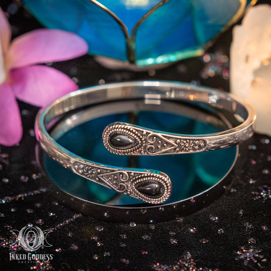 Pentacle Cuff Bracelet for Subtle Protection