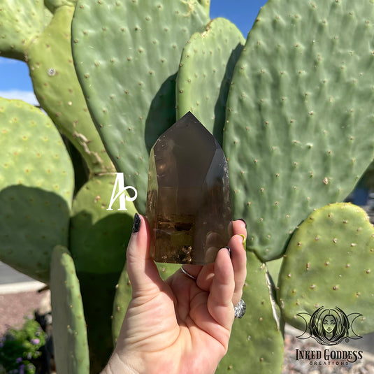 Phantom Smoky Quartz Tower for Divination