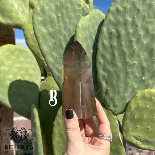 Phantom Smoky Quartz Tower for Divination