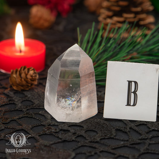 Polished Lemurian Quartz Tower for Ancient Energy