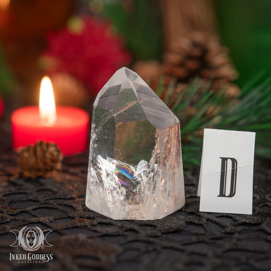 Polished Lemurian Quartz Tower for Ancient Energy