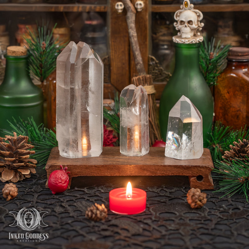 Load image into Gallery viewer, Polished Lemurian Quartz Tower for Ancient Energy
